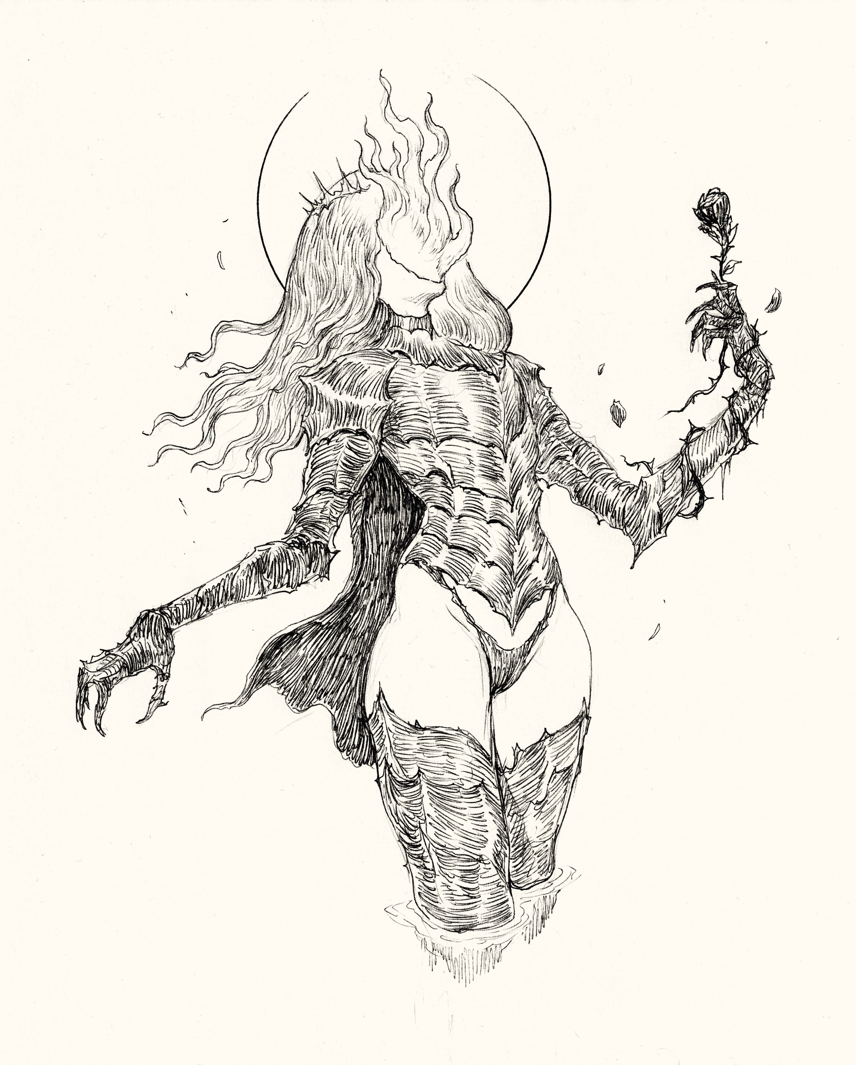 Sketch commission example