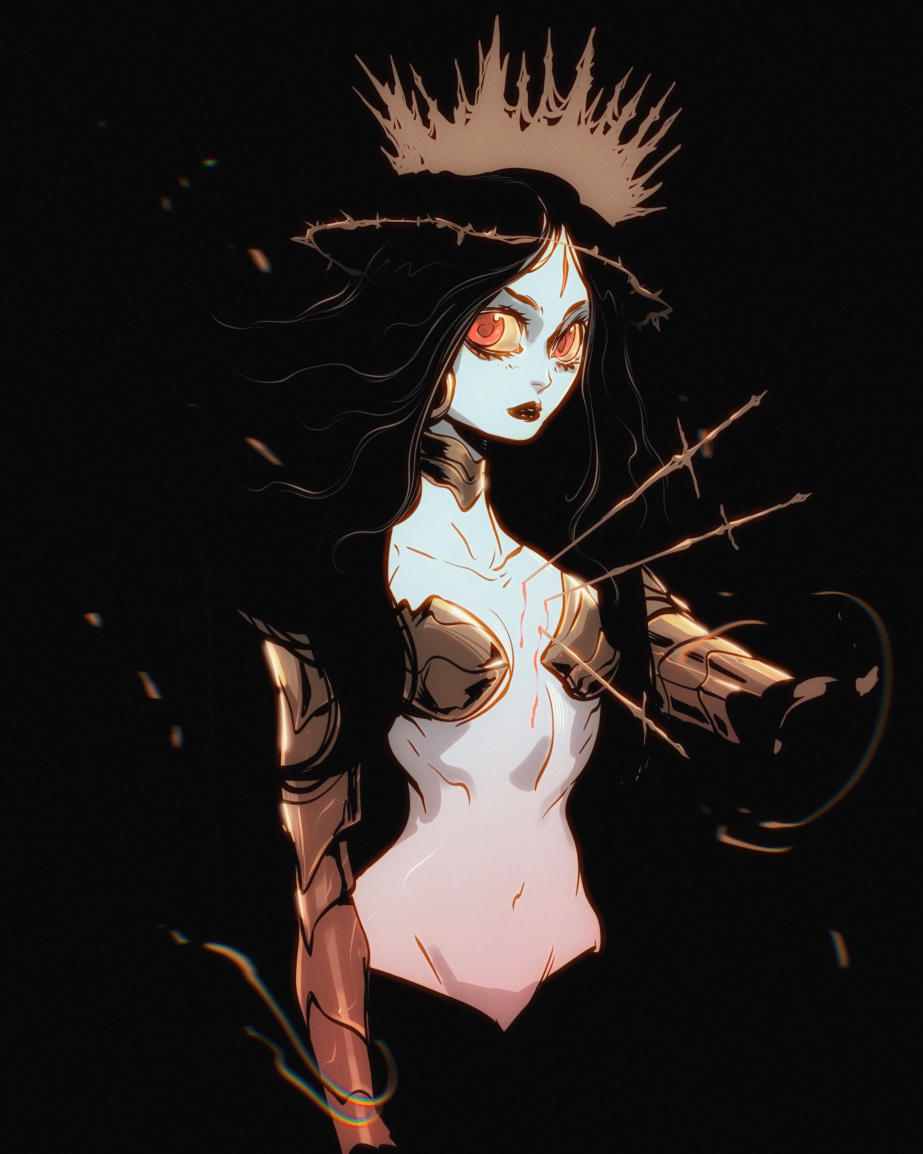 Half Body commission example